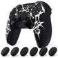 PlayVital Pure Series Silicone Controller Grip Case for PS5 Controller with 6 Thumb Grip & Sticker,  Anti-Slip Skin Cover for PS5 Controller Fit with Charging Station - Carving Energy Rift PlayVital