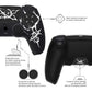 PlayVital Pure Series Silicone Controller Grip Case for PS5 Controller with 6 Thumb Grip & Sticker,  Anti-Slip Skin Cover for PS5 Controller Fit with Charging Station - Carving Energy Rift PlayVital