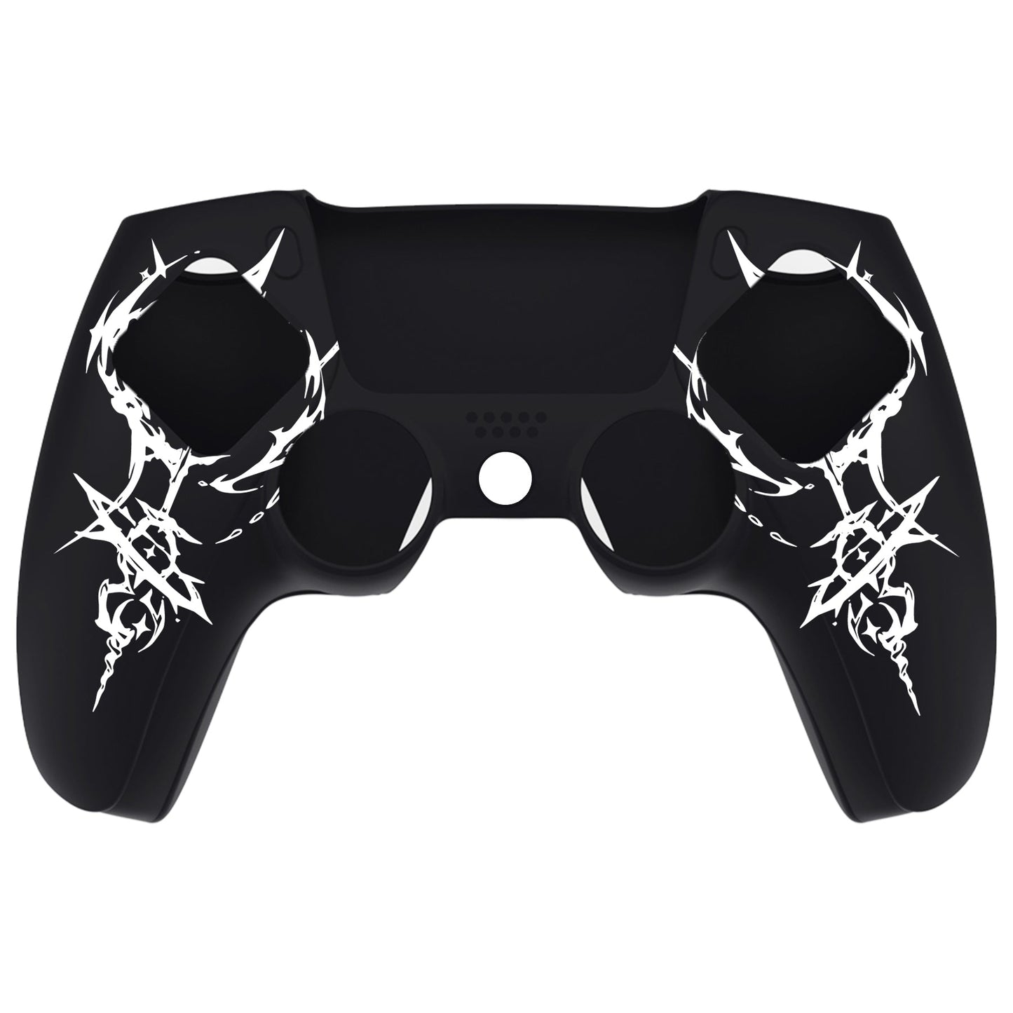 PlayVital Pure Series Silicone Controller Grip Case for PS5 Controller with 6 Thumb Grip & Sticker,  Anti-Slip Skin Cover for PS5 Controller Fit with Charging Station - Carving Energy Rift PlayVital