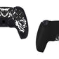 PlayVital Pure Series Silicone Controller Grip Case for PS5 Controller with 6 Thumb Grip & Sticker,  Anti-Slip Skin Cover for PS5 Controller Fit with Charging Station - Carving Fire Skull PlayVital