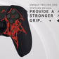 PlayVital Pure Series Silicone Controller Grip Case for PS5 Controller with 6 Thumb Grip & Sticker,  Anti-Slip Skin Cover for PS5 Controller Fit with Charging Station - Wings Sigil Red PlayVital
