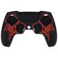 PlayVital Pure Series Silicone Controller Grip Case for PS5 Controller with 6 Thumb Grip & Sticker,  Anti-Slip Skin Cover for PS5 Controller Fit with Charging Station - Wings Sigil Red PlayVital