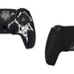 PlayVital Pure Series Silicone Controller Grip Case for PS5 Controller with 6 Thumb Grip & Sticker,  Anti-Slip Skin Cover for PS5 Controller Fit with Charging Station - Wings Sigil White PlayVital