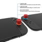 PlayVital QUANTUM Pro Ergonomic Thumbstick Grips for Nintendo Switch 2 (2025) with 3 Height Convex and Concave - Diamond Grain & Crack Bomb Design - Passion Red PlayVital