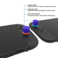 PlayVital QUANTUM Pro Ergonomic Thumbstick Grips for Nintendo Switch 2 (2025) with 3 Height Convex and Concave - Diamond Grain & Crack Bomb Design - Purple PlayVital