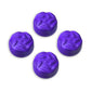 PlayVital Raindrop Texture Design Thumb Cushion Caps Thumb Grips for Steam Deck LCD & OLED (4-Pack), Height-Boost Joystick Cover with Anti-Slip Texture for Steam Deck Accessories - Purple PlayVital