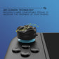 PlayVital Raindrop Texture Design Thumbs Cushion Caps Thumb Grips (4-Pack) for Switch 2, Anti-Slip Raindrop Texture Design Silicone Joystick Grip Cover for Nintendo Switch 2 Joycon - Black PlayVital