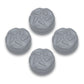 PlayVital Raindrop Texture Design Thumbs Cushion Caps Thumb Grips (4-Pack) for Switch 2, Anti-Slip Raindrop Texture Design Silicone Joystick Grip Cover for Nintendo Switch 2 Joycon - New Hope Gray PlayVital