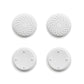 PlayVital Raised Dots & Studded Design 4-Pack Thumb Grips for Steam Controller 2 (2026), Anti-Slip Textured Grip Caps - White PlayVital
