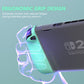 PlayVital Ranger Silicone Grip with Hard Console Cover for Nintendo Switch 2, Protective Case with Folding Stand & Thumb Grips Caps for Nintendo Switch 2 (2025) - Soft Violet & Mint Green PlayVital