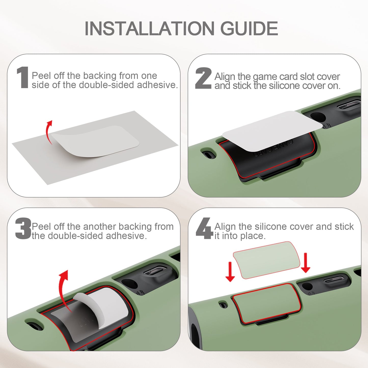 PlayVital Ranger Silicone Grip with Hard Console Cover for Nintendo Switch 2, Protective Case with Folding Stand & Thumb Grips Caps for Nintendo Switch 2 (2025) - Soft Violet & Mint Green PlayVital