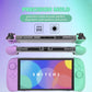 PlayVital Ranger Silicone Grip with Hard Console Cover for Nintendo Switch 2, Protective Case with Folding Stand & Thumb Grips Caps for Nintendo Switch 2 (2025) - Soft Violet & Mint Green PlayVital