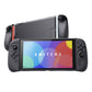PlayVital Ranger Silicone Grip with Hard Console Cover for Nintendo Switch 2, Protective Case with Folding Stand & Thumb Grips Caps for Nintendo Switch 2 (2025) - Black PlayVital