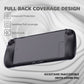 PlayVital Ranger Silicone Grip with Hard Console Cover for Nintendo Switch 2, Protective Case with Folding Stand & Thumb Grips Caps for Nintendo Switch 2 (2025) - Black PlayVital