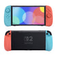 PlayVital Ranger Silicone Grip with Hard Console Cover for Nintendo Switch 2, Protective Case with Folding Stand & Thumb Grips Caps for for Nintendo Switch 2 (2025) - Clear White PlayVital