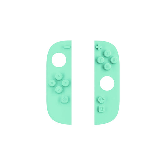 PlayVital Replaceable Button Color Inserts for Nintendo Switch 2 Protective Case, Compatible with Cute Solid-Color Series & Solid Color Series – Mint Green PlayVital