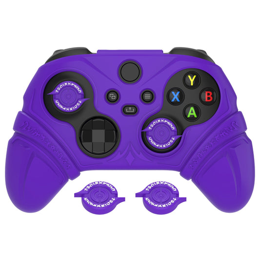 PlayVital Runes Edition Silicone Controller Cover with Thumbstick Cap & Sticker for Xbox Series X/S Controller & Xbox Core Wireless Controller - Purple PlayVital