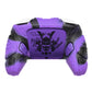 PlayVital Samurai Armor Edition Silicone Case for Switch 2 Pro Controller, for Nintendo Switch 2 Pro Controller Shockproof Skin Cover with Back Button Caps & Thumb Grip & Sticker - Purple & Black PlayVital