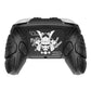 PlayVital Samurai Armor Edition Silicone Case for Switch 2 Pro Controller, for Nintendo Switch 2 Pro Controller Shockproof Skin Cover with Back Button Caps & Thumb Grip & Sticker - Black PlayVital