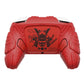 PlayVital Samurai Armor Edition Silicone Case for Switch 2 Pro Controller, for Nintendo Switch 2 Pro Controller Shockproof Skin Cover with Back Button Caps & Thumb Grip & Sticker - Red PlayVital