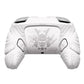 PlayVital Samurai Armor Edition Silicone Case for Switch 2 Pro Controller, for Nintendo Switch 2 Pro Controller Shockproof Skin Cover with Back Button Caps & Thumb Grip & Sticker - White PlayVital