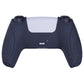 PlayVital Samurai Edition Anti-Slip Silicone Cover Skin with Thumb Grip Caps for PS5 Wireless Controller - Midnight Blue - BWPF003 PlayVital