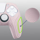 PlayVital Samurai Edition Anti-Slip Silicone Cover Skin with Thumb Grip Caps for PS5 Wireless Controller - Pink - BWPF005 PlayVital
