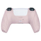 PlayVital Samurai Edition Anti-Slip Silicone Cover Skin with Thumb Grip Caps for PS5 Wireless Controller - Pink - BWPF005 PlayVital