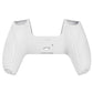 PlayVital Samurai Edition Anti-Slip Silicone Cover Skin with Thumb Grip Caps for PS5 Wireless Controller - White - BWPF002 PlayVital