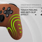 PlayVital Samurai Edition Ergonomic Silicone Skin Protective Case for Nintendo Switch Pro Controller, Soft Anti-slip Controller Grip Protector for Nintendo Switch Pro with Thumb Grip Caps - Signal Brown - EBNPP009 PlayVital