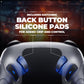 PlayVital Samurai Edition Protective Silicone Case for Nintendo Switch 2 Pro Controller with Back Button Caps & Thumb Grips - Clear White PlayVital