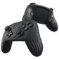 PlayVital Samurai Edition Protective Silicone Case for Nintendo Switch 2 Pro Controller with Back Button Caps & Thumb Grips & Stickers - Black PlayVital