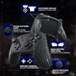 PlayVital Samurai Edition Protective Silicone Case for Nintendo Switch 2 Pro Controller with Back Button Caps & Thumb Grips & Stickers - Black PlayVital