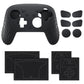 PlayVital Samurai Edition Protective Silicone Case for Nintendo Switch 2 Pro Controller with Back Button Caps & Thumb Grips & Stickers - Black PlayVital