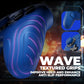 PlayVital Samurai Edition Protective Silicone Case for Nintendo Switch 2 Pro Controller with Back Button Caps & Thumb Grips & Stickers - Blue PlayVital