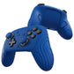 PlayVital Samurai Edition Protective Silicone Case for Nintendo Switch 2 Pro Controller with Back Button Caps & Thumb Grips & Stickers - Blue PlayVital