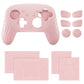PlayVital Samurai Edition Protective Silicone Case for Nintendo Switch 2 Pro Controller with Back Button Caps & Thumb Grips & Stickers - Cherry Blossoms Pink PlayVital