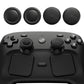 PlayVital Samurai & Guardian Edition 4-Pack Thumb Grips for Steam Controller 2 (2026), Anti-Slip Textured Grip Caps - Black PlayVital