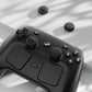 PlayVital Samurai & Guardian Edition 4-Pack Thumb Grips for Steam Controller 2 (2026), Anti-Slip Textured Grip Caps - Black PlayVital