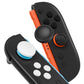 PlayVital Silicone Button Covers and Thumb Grip Set for Nintendo Switch 2 (2025), 8 Pcs Colorful ABXY Directional Button Caps & 4 Joystick Caps for Joycon 2 - Black & White PlayVital