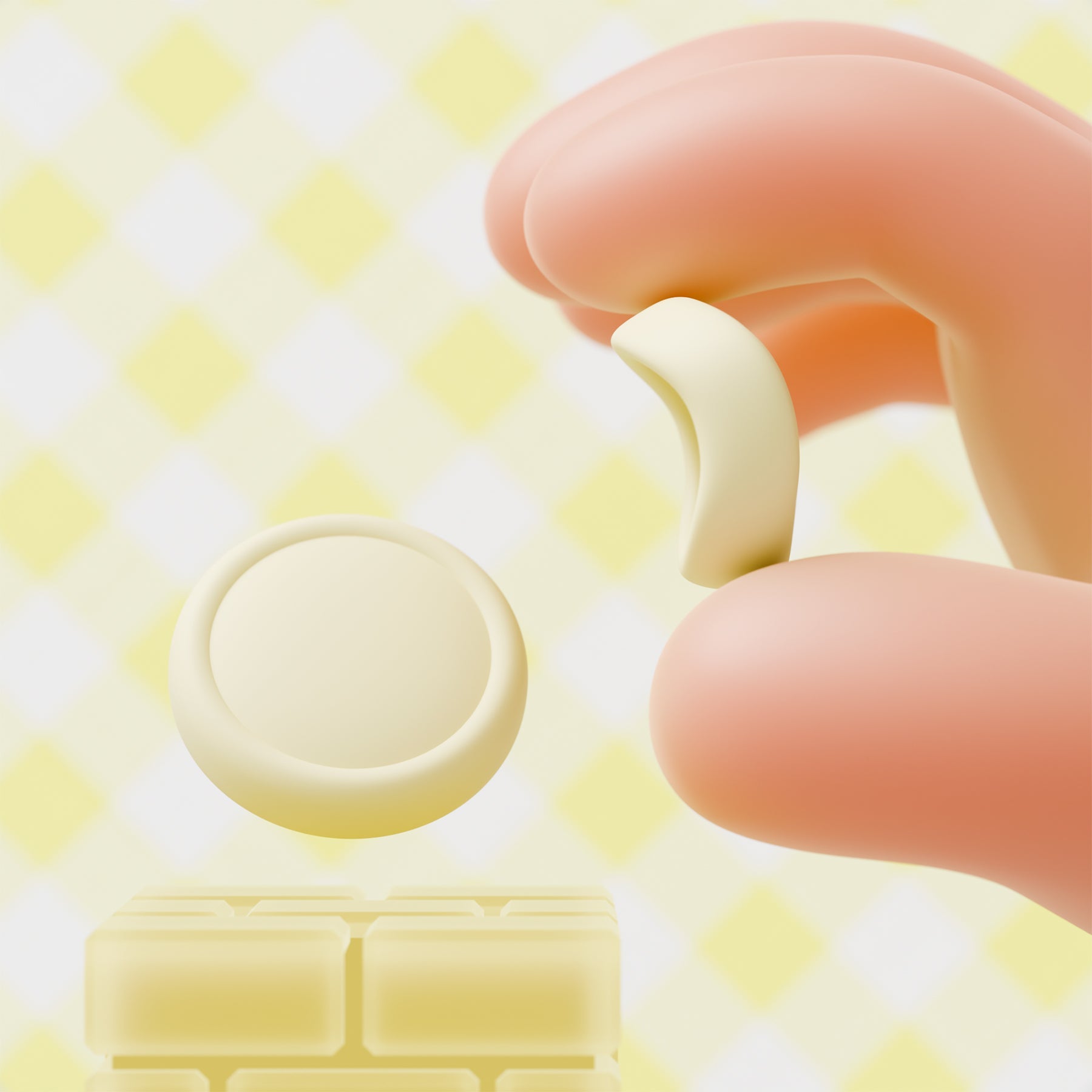 PlayVital Silicone Button Covers and Thumb Grip Set for Nintendo Switch 2 (2025), ABXY Directional Button Caps for Joycon 2 - Antique Yellow PlayVital