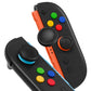 PlayVital Silicone Button Covers and Thumb Grip Set for Nintendo Switch 2 (2025), ABXY Directional Button Caps for Joycon 2 - Black PlayVital