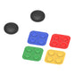 PlayVital Silicone Button Covers and Thumb Grip Set for Nintendo Switch 2 (2025), ABXY Directional Button Caps for Joycon 2 - Black PlayVital