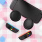 PlayVital Silicone Button Covers and Thumb Grip Set for Nintendo Switch 2 (2025), ABXY Directional Button Caps for Joycon 2 - Black PlayVital