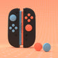 PlayVital Silicone Button Covers and Thumb Grip Set for Nintendo Switch 2 (2025), ABXY Directional Button Caps for Joycon 2 - Blue & Orange PlayVital