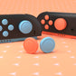 PlayVital Silicone Button Covers and Thumb Grip Set for Nintendo Switch 2 (2025), ABXY Directional Button Caps for Joycon 2 - Blue & Orange PlayVital