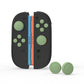 PlayVital Silicone Button Covers and Thumb Grip Set for Nintendo Switch 2 (2025), ABXY Directional Button Caps for Joycon 2 - Matcha Green PlayVital