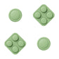 PlayVital Silicone Button Covers and Thumb Grip Set for Nintendo Switch 2 (2025), ABXY Directional Button Caps for Joycon 2 - Matcha Green PlayVital