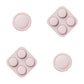 PlayVital Silicone Button Covers and Thumb Grip Set for Nintendo Switch 2 (2025), ABXY Directional Button Caps for Joycon 2 - Pink PlayVital