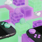 PlayVital Silicone Button Covers and Thumb Grip Set for Nintendo Switch 2 (2025), ABXY Directional Button Caps for Joycon 2 - Soft Violet & Mint Green PlayVital
